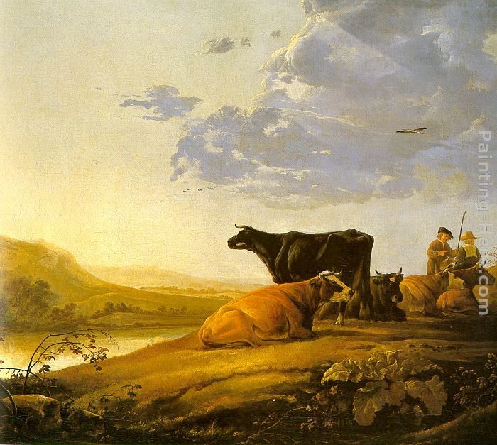 Aelbert Cuyp Young Herdsman with Cows
